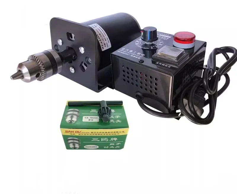 

220V 400W 7000rpm DC Powerful Bearing High Speed Forward and Reverse Speed Benchtop Drill Electric Grinder Electric Drill