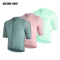 BCBE-ING Men Women Cycling Jersey RACE Aero Fit Summer Cycling Clothing Breathable Quick Dry Bike Jersey Maillot Ciclismo Hombre