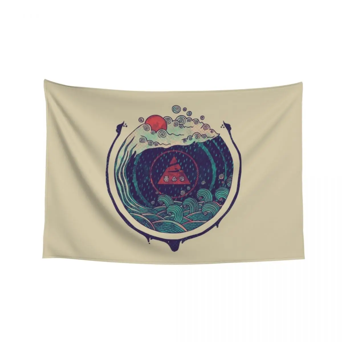 

Water Tapestry House Decor Wall Hangings Decoration Aesthetics For Room Tapestry