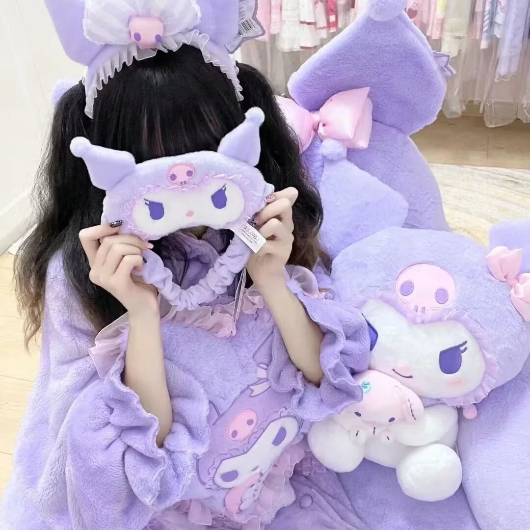 Sanrio\'S Appreciation Of Joy Taobao\'S Appreciation Of Sweetheart\'S Bedroom Kuromi Melody\'S Doll Pajamas Dolls And Slippers