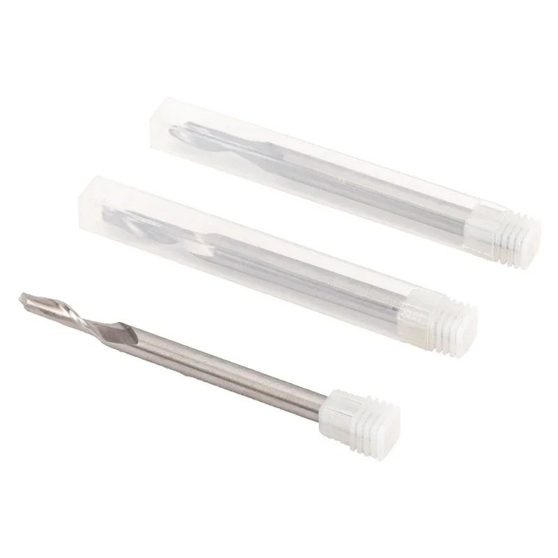 HSS Milling Cutter 8mm Shank Engraving Bit for Aluminum Window Cutting Single Flute End Mill CNC Aluminum Cutter Router Bit