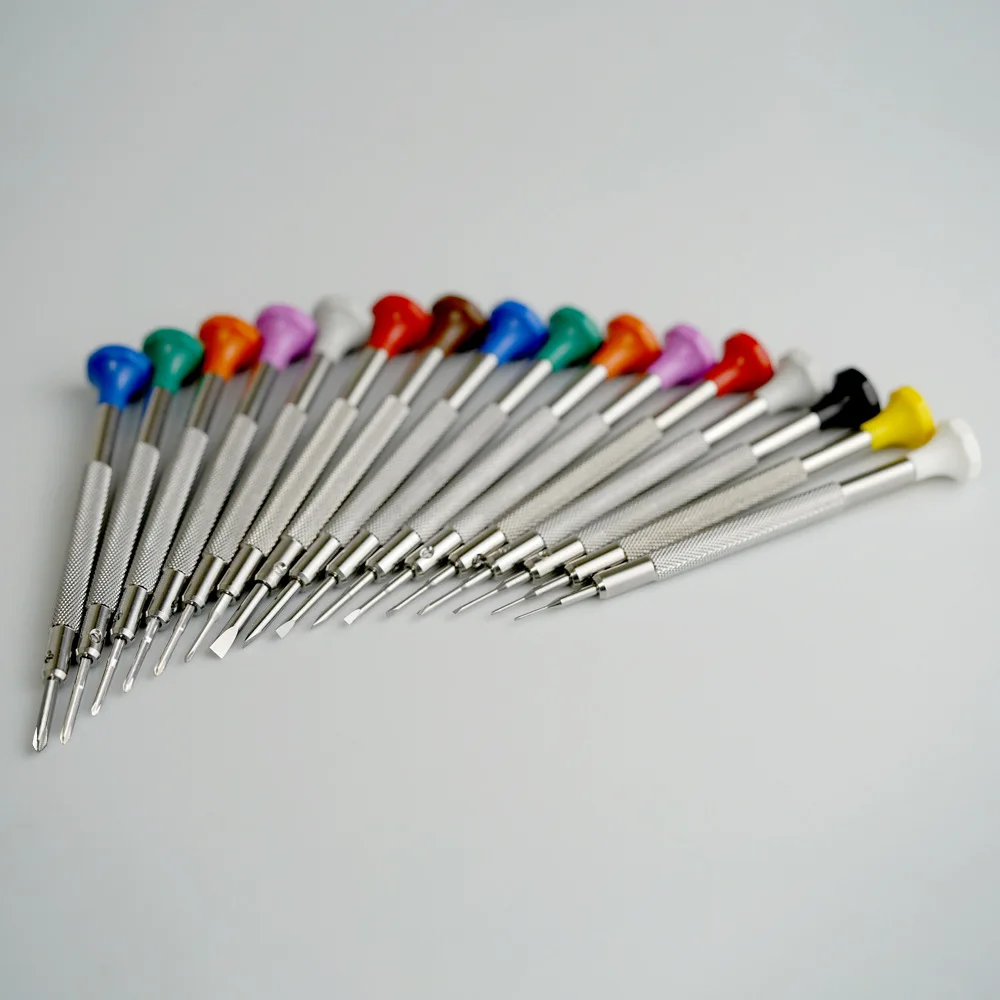 Watch Hardened Steel Slotted Tip  Watchmaker Octagonal Screwdriver for Watch Assembly Repair & Maintenance
