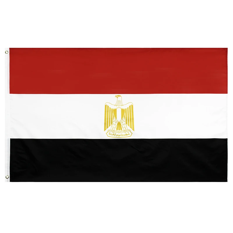 90x150cm  Egypt Flag  Egypt  banner  High Quality Double Sided Printed Polyester for decor