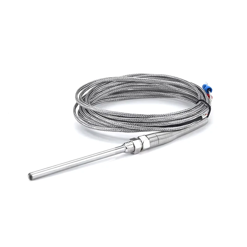 

Customized 1PCS Waterproof K-Type Probe 50mm Line Length 1m M8 Thermocouple 400℃ Screw Thread Stainless Steel Probe