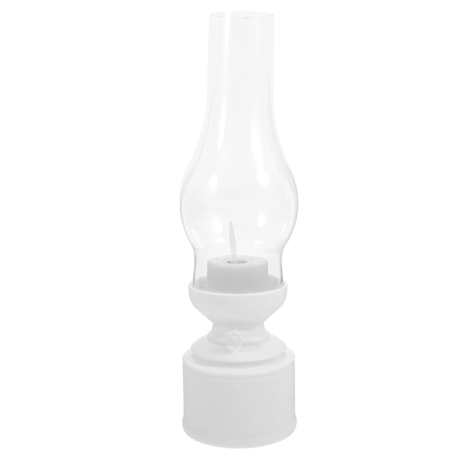 

1pcs Led Lamp Vintage Style Electronic Desktop Decoration Flameless Indoor Table Lamp For Home Office Party