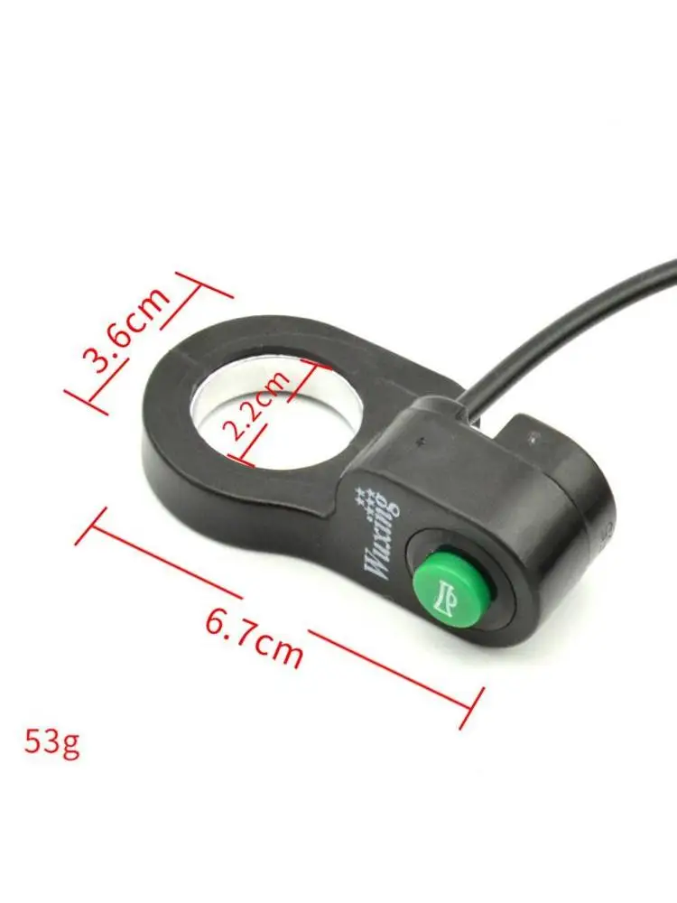 AliExpress TOOPRE Handlebar Switch Bike Horn Button Green Momentary Regen Cruise ABS Plastic Shell Black Copper Wire 1 Pc Brand New
