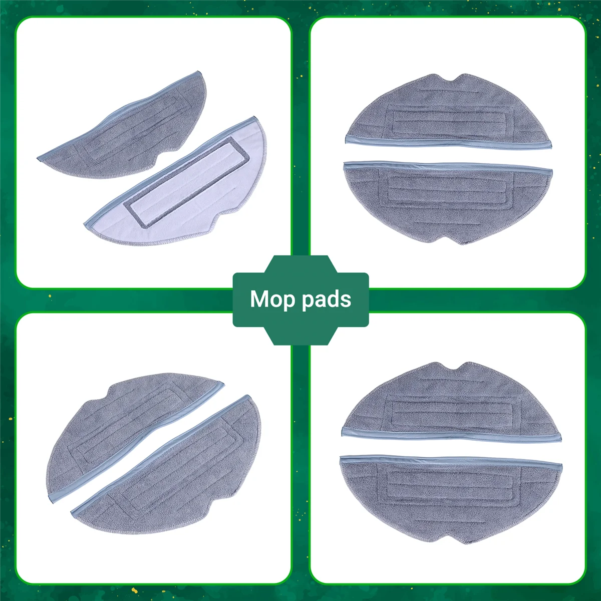 مكنسة مناديل مكونة من 5 قطع فرشاة جانبية من القماش الممسحة لـ T7 T7Plus S7 لملحقات المكنسة الكهربائية