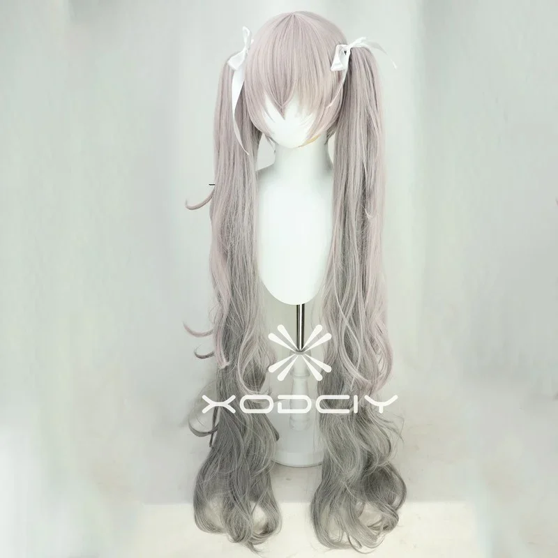 سيجا مشروع سيكاي المرحلة الملونة! شعر مستعار تنكري SPM-Miku ، مقاومة لذيل الحصان المزدوج ، شعر اصطناعي ،