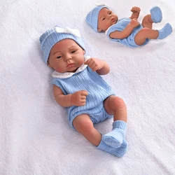 40cm Cute Reborn Doll Full Body Soft Full Vinyl Reborn Doll 15.75inch Lovely Realistic Reborn Doll Toy For Birthday Gifts Toys ﻿