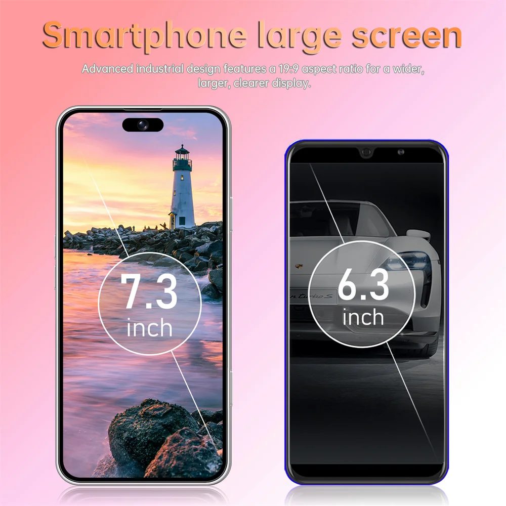 NEW HOT i17 Pro Max Original 7.3 HD Mobile Cell Phones 7800mAh 5G NEW HOT i17 Pro Max Original 7.3 HD Mobile Cell Phones 7800mAh 5G