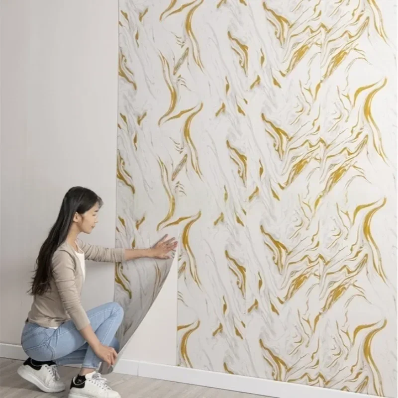 Peel Stick Movable Foam Wallpaper Thickening Waterproof Self-Adhesive Vinyl Wall Stickers Makeover Recondition Background Wall