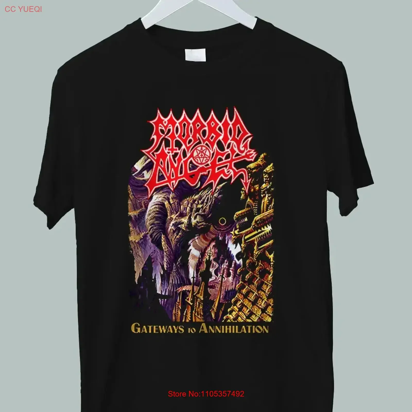 Morbid Angel American Death Metal Band Gateways To Annihilation T Shirt M 2XL vintage Washed homme Stretched Comfortable