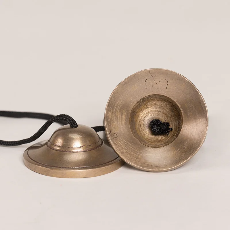 Bronze Tinkle Bell Yoga Meditation Musicalization Tinkle Bell Spiritual Relaxation Energy Bells Portable Orff Musical Instrument
