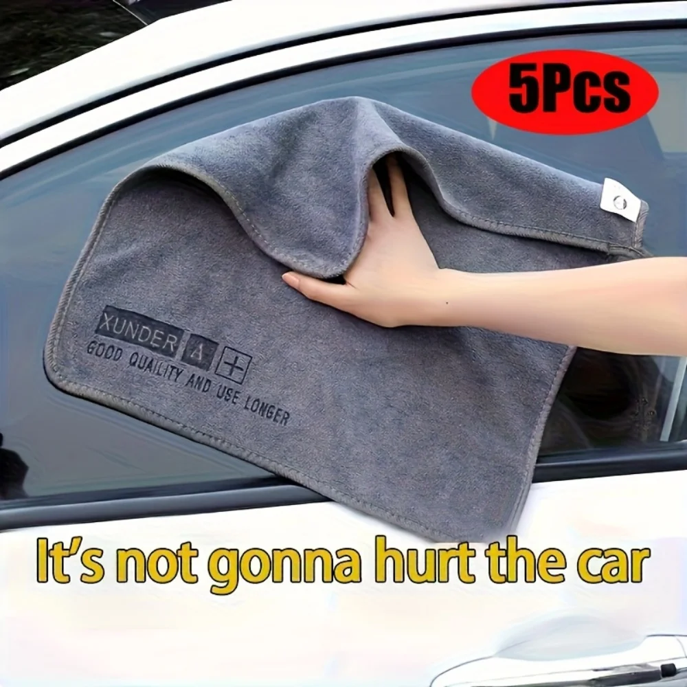 Ultra-Fine Fiber Double-Sided Car Wash Towel, Professional Car Wash Towel, Thick Car Cloth, Towel with Strong Water Absorption