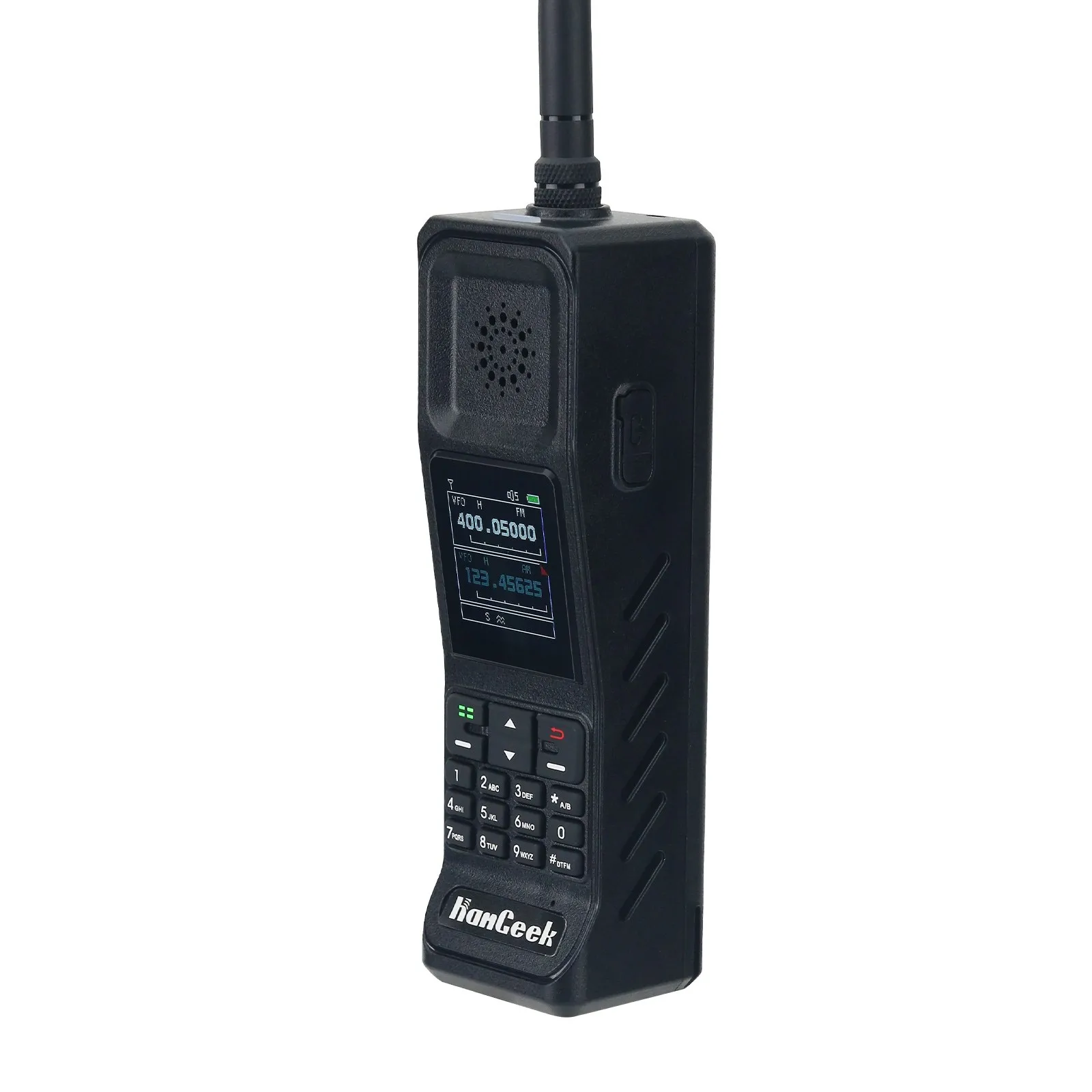 HaMGEEK 10W G-300 Transceptor de rádio portátil UHF VHF Dual-Band Dual-Display Walkie Talkie com 199 canais