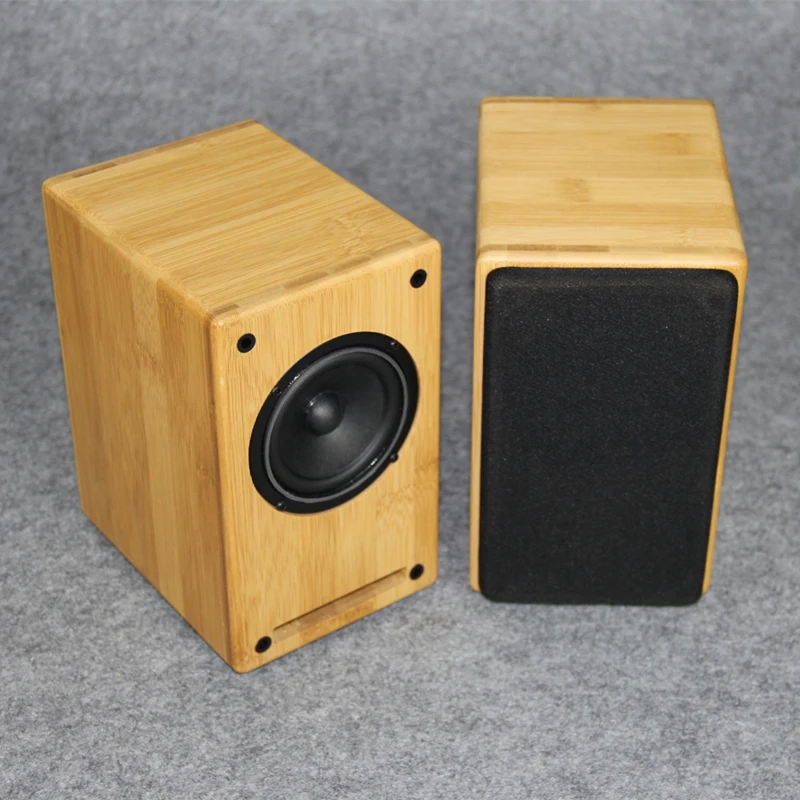 Top 3 Inch Speaker Shell Pine Bamboo Home Audio Full Range Speaker Empty Case House Passive Solid Wood Speaker Shell Solid Wood