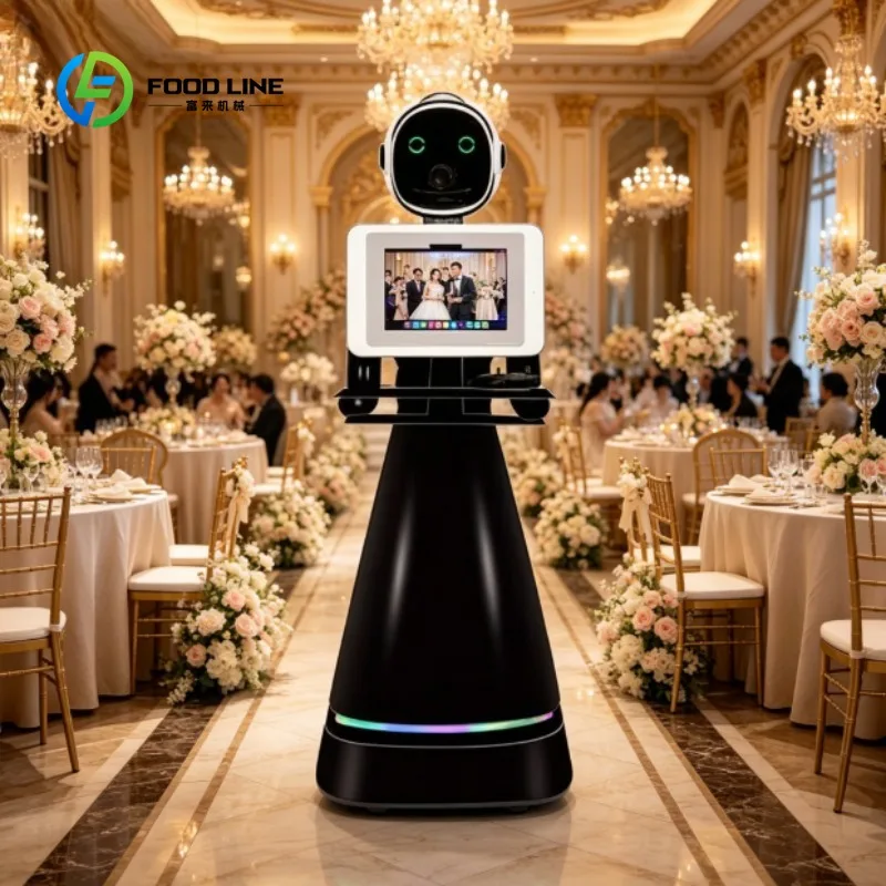 Photo Booth Robot AI Smart Camera Robot Automatic Photography Machine for Events Parties Weddings Mall Interactive Use