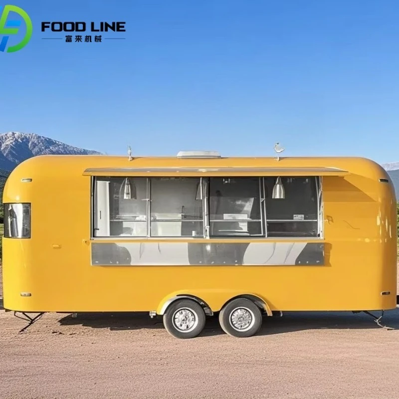 FL Customized Breeze Model Food Cart For Street Vending With Durable Wheels And Quick Setup Configuration