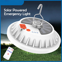 Creative 120LED Portable Lantern Outdoor Solar Camping Light Remote Control Rechargeable Night Market Lamp Emergency Power Bank