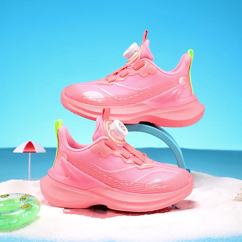 Outdoor Lightweight Running Sneakers for Children Fashion Breathable Sports Shoes Kids Non-slip Platform Sneakers Big Size 39