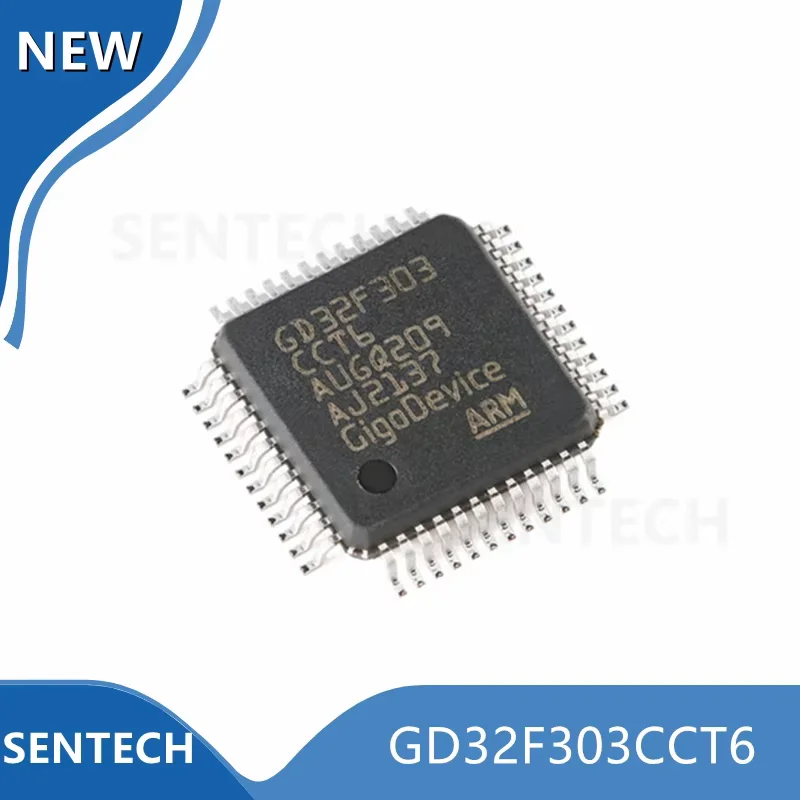 

10 шт./лот, новый GD32F303CCT6 GD32F303, совместимый с микроконтроллером STM32F IC, 32 бит ARM Cortex-M4 FLASH 48LQFP, в наличии