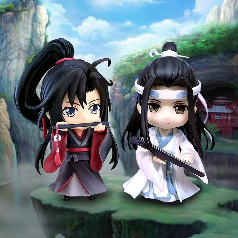 

New Patriarch Of Magic Dao Figure Wei Wuxian Lan Wangji Yilinglaozu Pvc Doll Model Kawaii Collection Toy Ultra Light Clay Doll