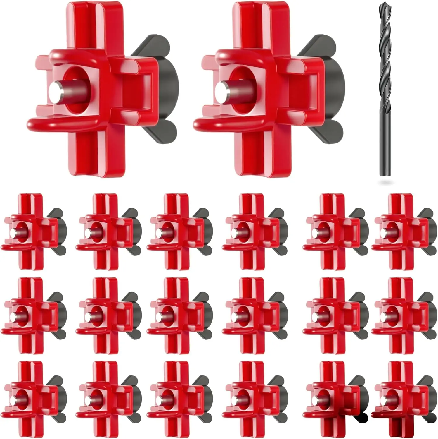 

Chicken Waterer Nipple 20pack Automatic Water Feeder Gravity DIY Poultry Watering System Horizontal Mount Leak-Proof Dispenser