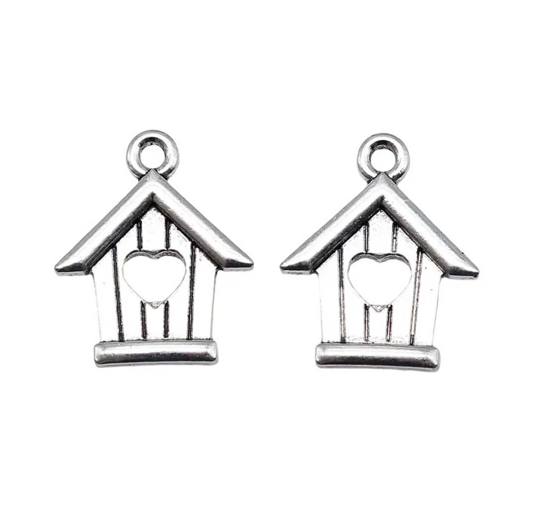 

30pcs 18x15mm Zinc alloy metal tibetan silver plated charm T0490 for jewelry making