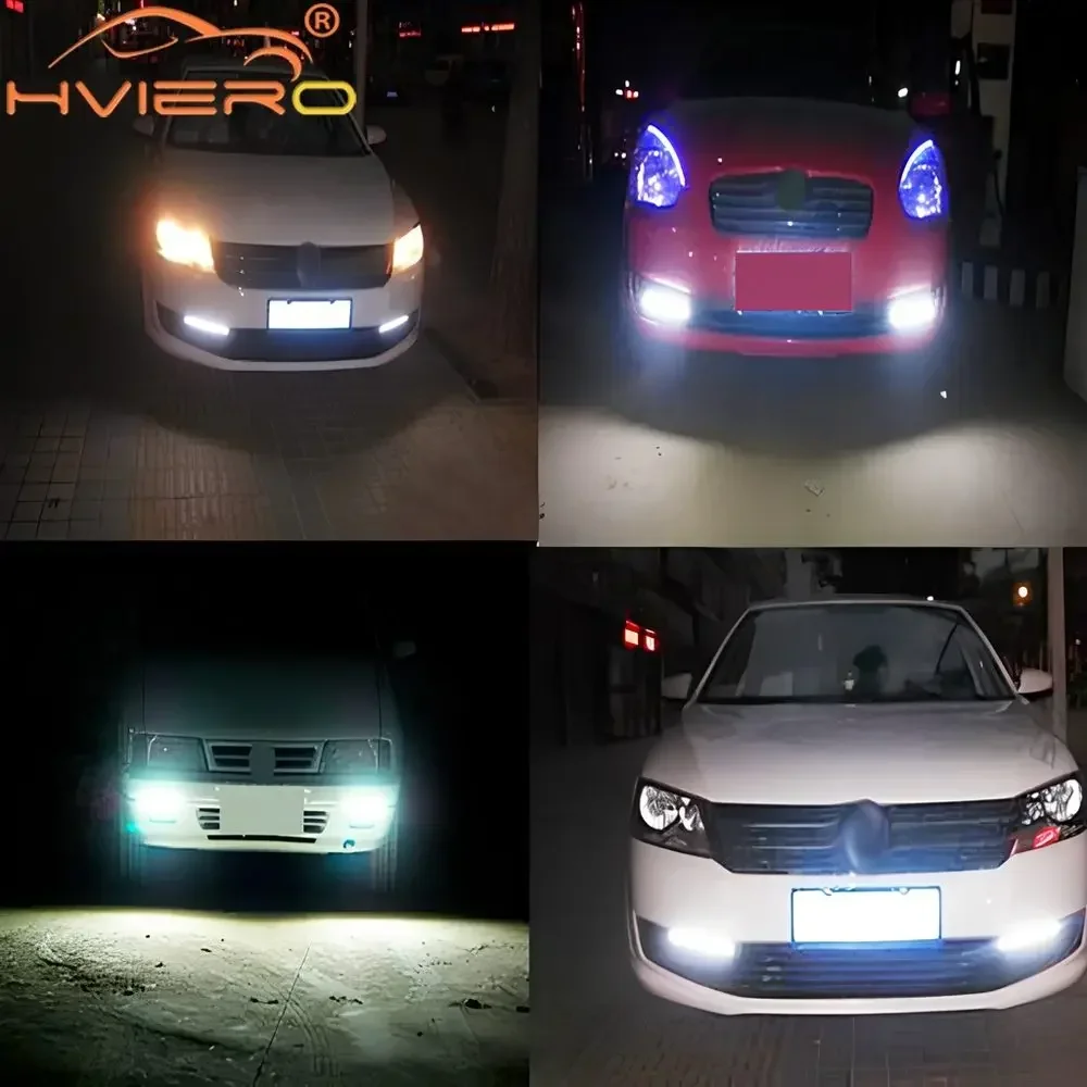 Universal Car Led 17cm/14cm COB Lights Bar Strip Daytime Running Auto Waterproof Styling DRL Lamps Multiple Colors Modification