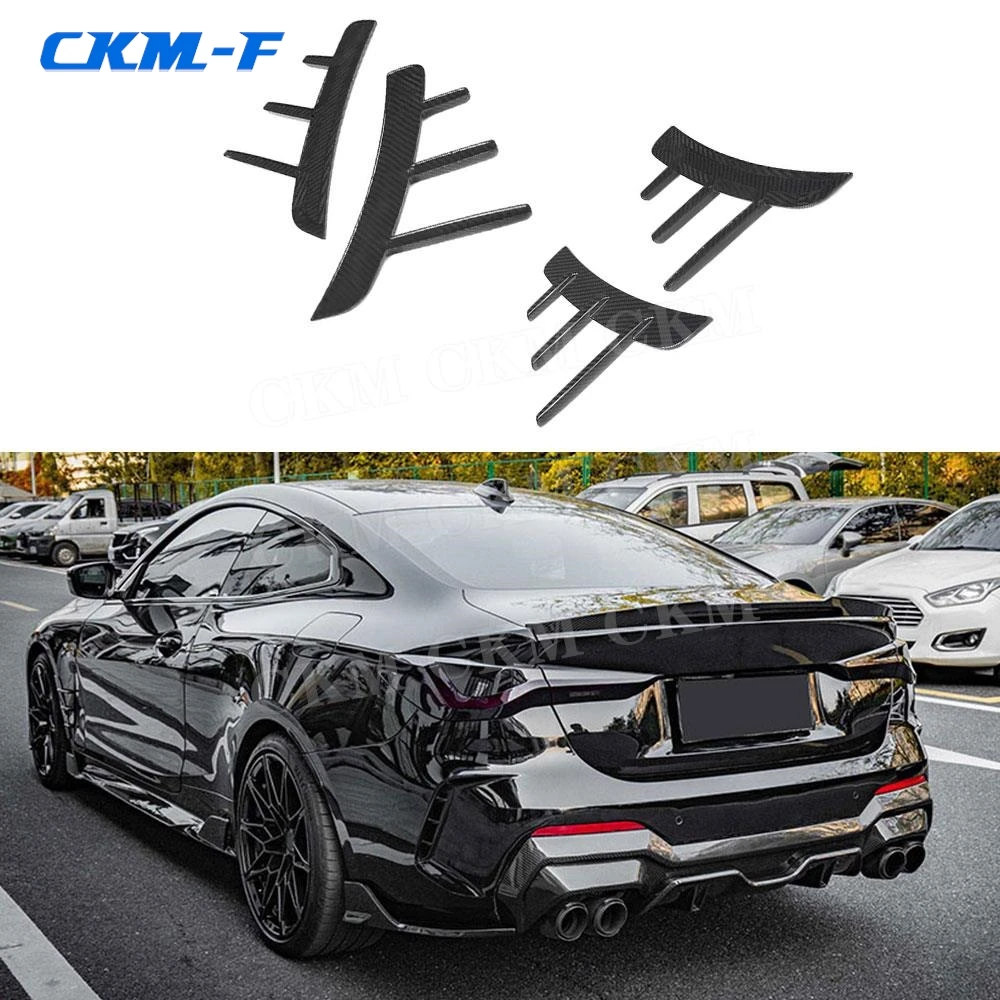 

Front Bumpers Air Vent Trim Spoiler Canards Splitters For BMW 4 Series G22 G23 Coupe 2021+ Rear Splitters Car Body Accessories