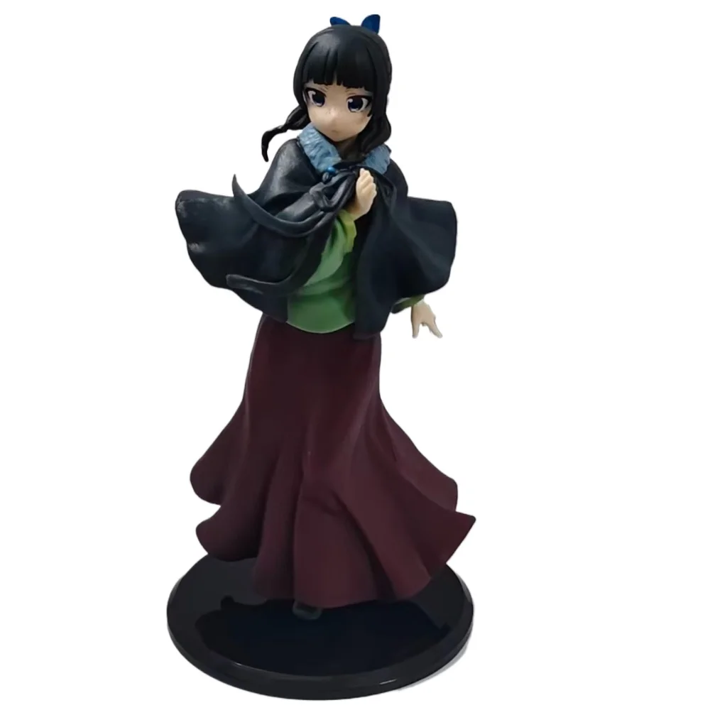 Figura Colecionável Banpresto MaoMao Apothecary Diaries, Estátua Clássica com Capa, Escultura Detalhada, Presente para Fãs de Anime, Base Redonda