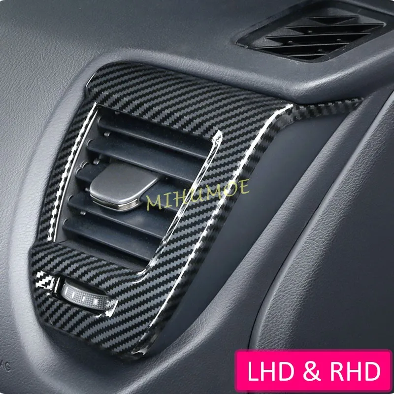 Carbon Fiber Center Console Side Air Vent Cover Trims For Lexus NX250 NX350 NX350h NX450h+ 2022 2023 2024 Accessories