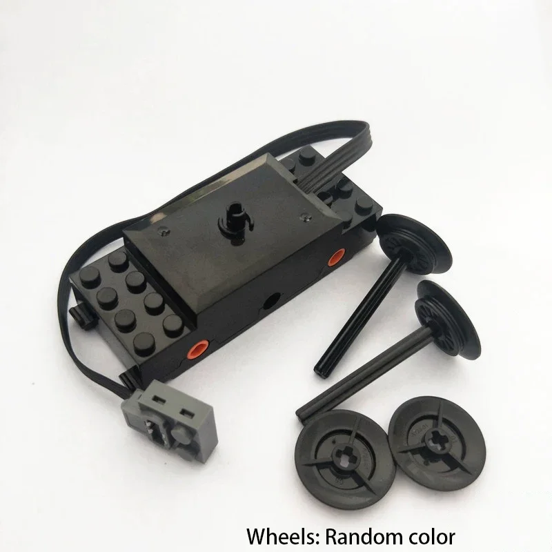 Treinwagon Treinwagen MOC Bouwstenen ​ ​ Motorwielen Onderdelen Compatibel met LEGO Magnetische Connectors Koppeling Bakstenen Speelgoed