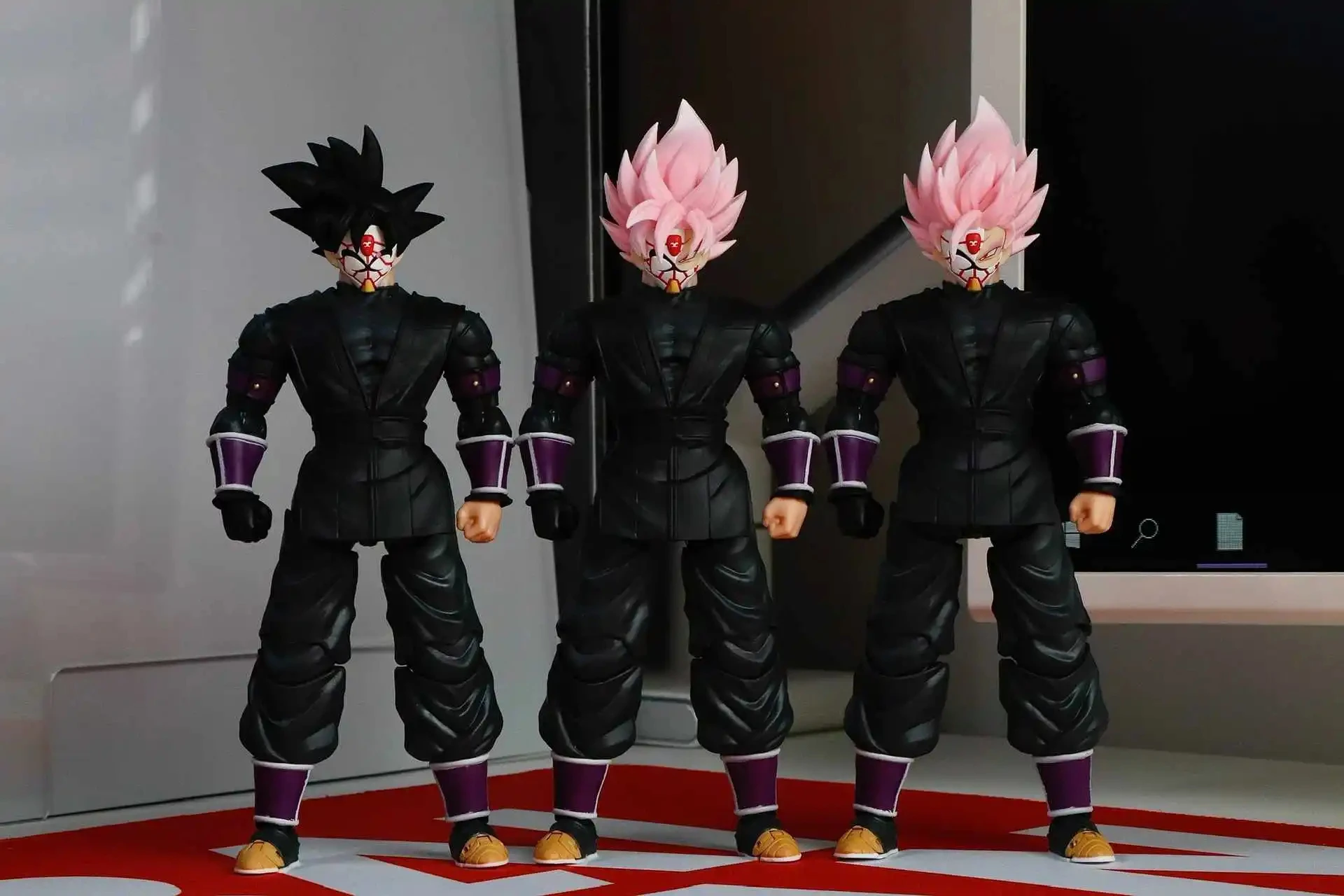 Demoniacal صالح DF لعبة دراغون بول SH Figuarts SHF في نهاية المطاف Atrocious الأسود جوكو PinkZamasu أنيمي عمل أرقام جمع لعبة مجسمة