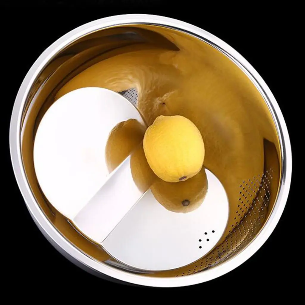 Kitchen Sink Strainer Stainless Steel Vegetable Drainer Rice Washing Bowl Colander for Food Processing and Fruit Washing