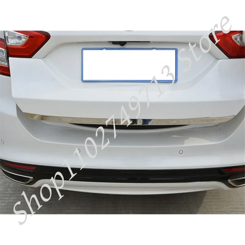 For Ford Mondeo/fusion 2013 2014 2015 2016 2017 Rear Trunk Door Handle Cover Tail Gate Trim Bezel Molding Styling