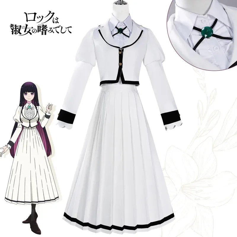 

Kurogane Otoha Women's Cosplay Costume Anime Rock Is a Lady's Modesty Role Play Uniform for Halloween Carnival Party