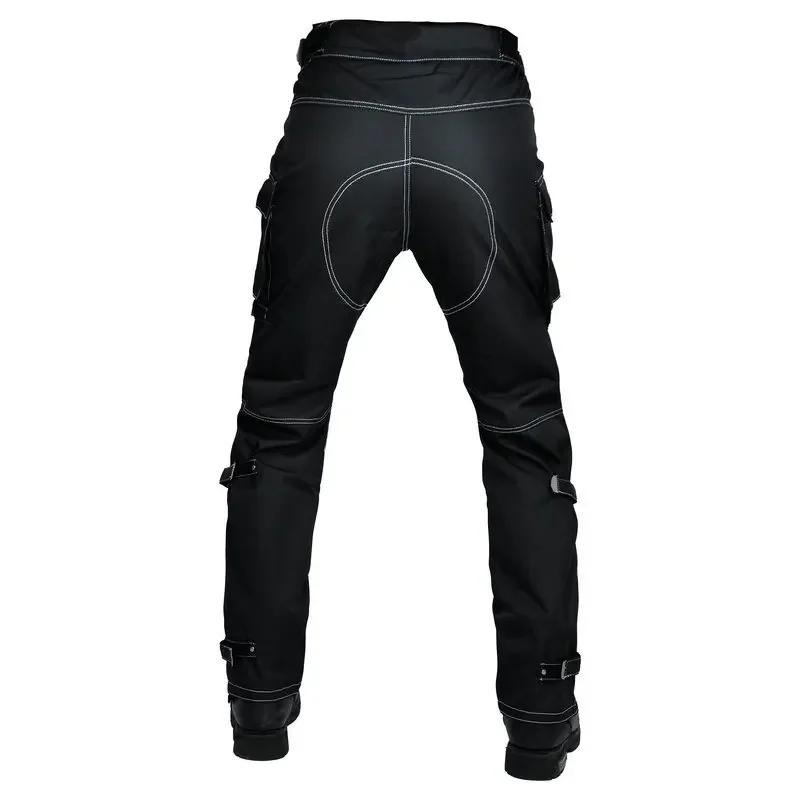Four Seasons Motorcycle Anti-Fall Riding Pants with Protective Oxford Cloth Waterproof High Waist Motorcycle Pants