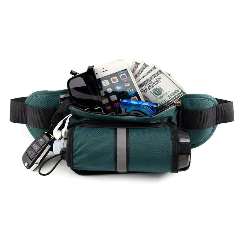 New Outdoor Sports Fanny Pack Running Mobile Phone Bag Waterproof Storage Fishing Kettle Bag Mountaineering Hiking Bag Belt