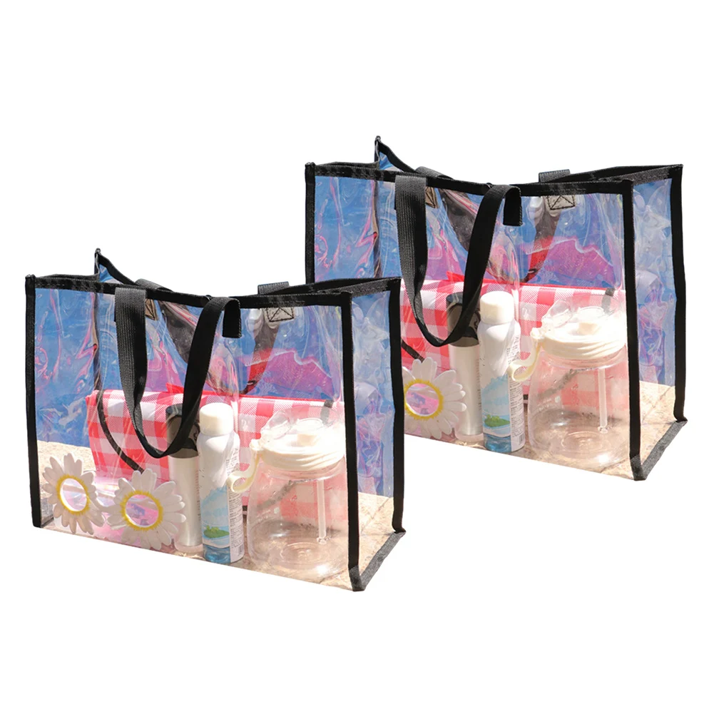 Concert Tote Bags Stadium Approved Bags Beach Trips Outdoor Concerts Large Opening Convenient Carrying Spacious Design