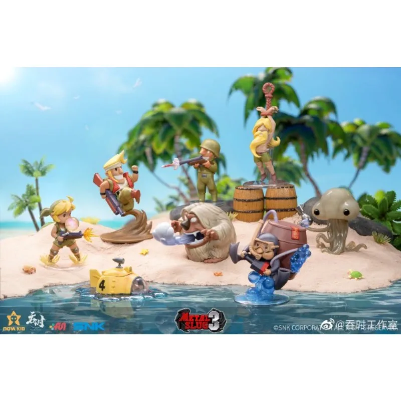 

In Stock Swallowing Studio Original Q-version Doll Alloy Bullet 3 Anime Action Figure Model Toys Model Ornaments Gifts for Boys