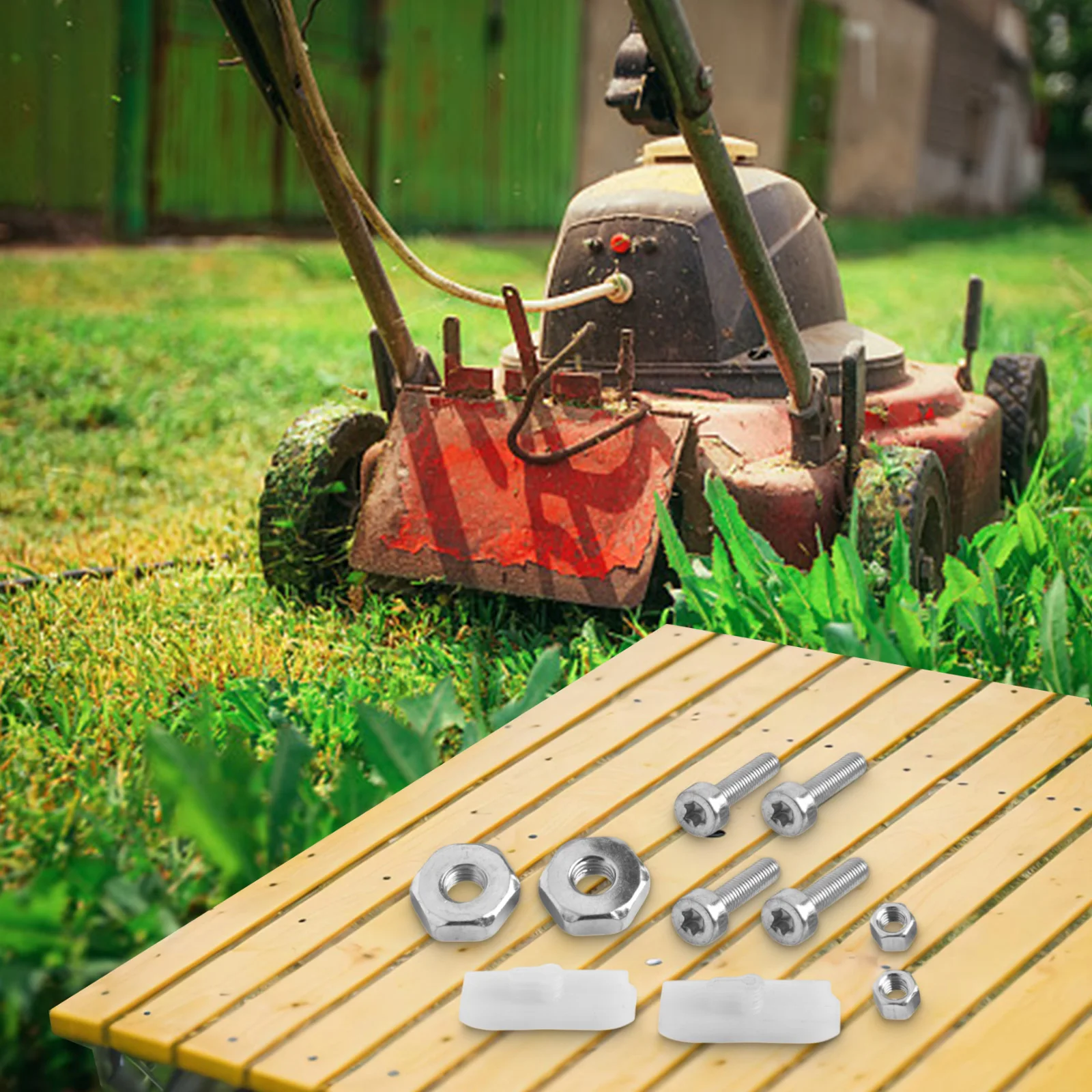 Replacement Kit Featuring Essential Parts Like Screws and Nuts For Your Chain Saw's Bumpers From Model Number O24 To O39