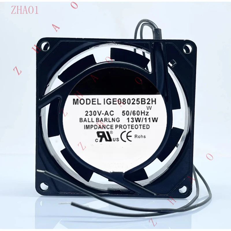 Z  for  CROWN IGE08025B2H 230V 13/11W 8025 8CM AC Cooling Fan