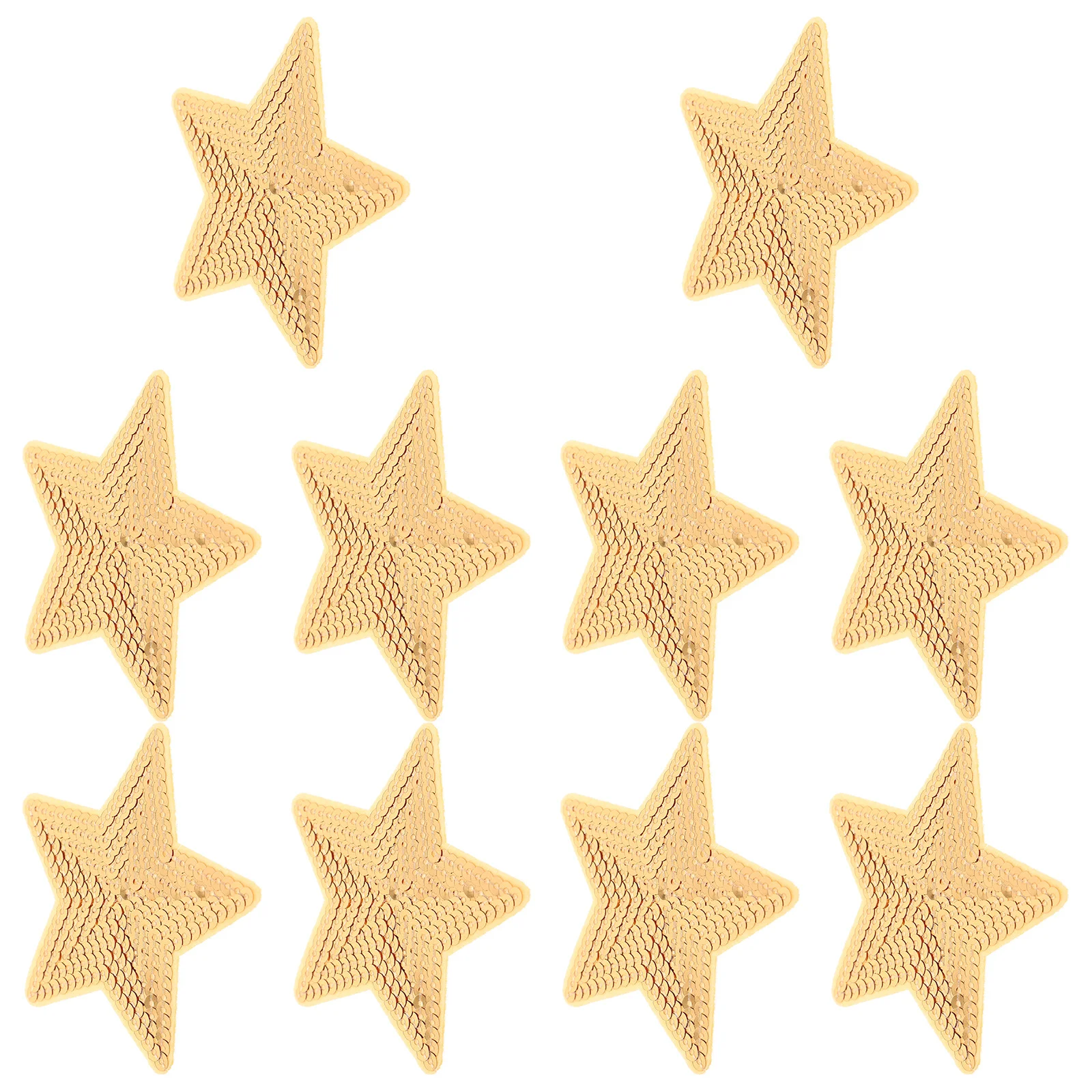 

10pc Five-Pointed Star Patches For Clothes Craft Sewing Embroidery Appliques Diy Decorative Patch Kids Jeans Hats Bags