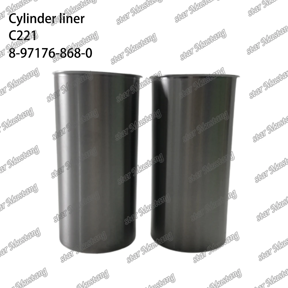 C221 Cylinder liner 8-97176-868-0 9-11261-253-0 9-11261-253-1 Suitable For Isuzu Engine Parts