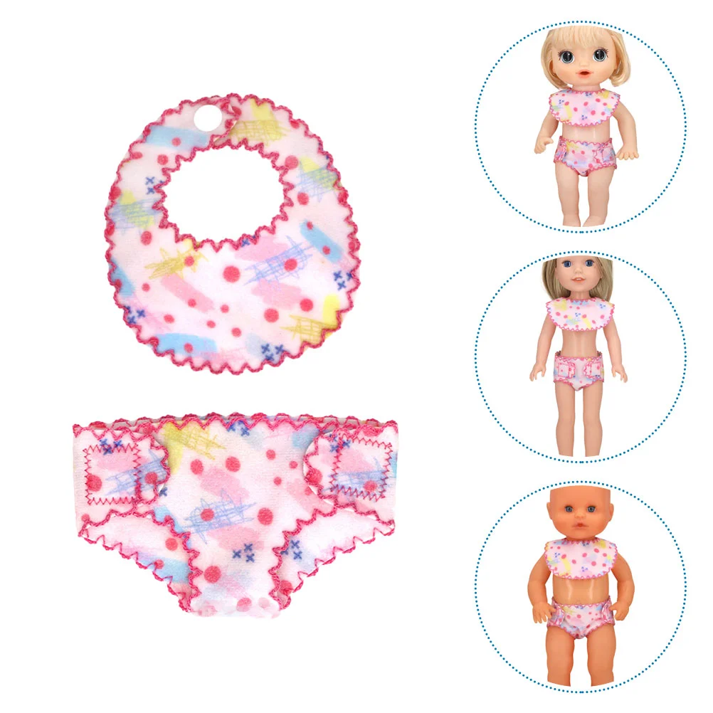 Clothes Baby Diapers 12-inch Alive Bib 30-38 Cm American Shafsalon Clothes Accessories Girls Briefs Baby for Women Infant