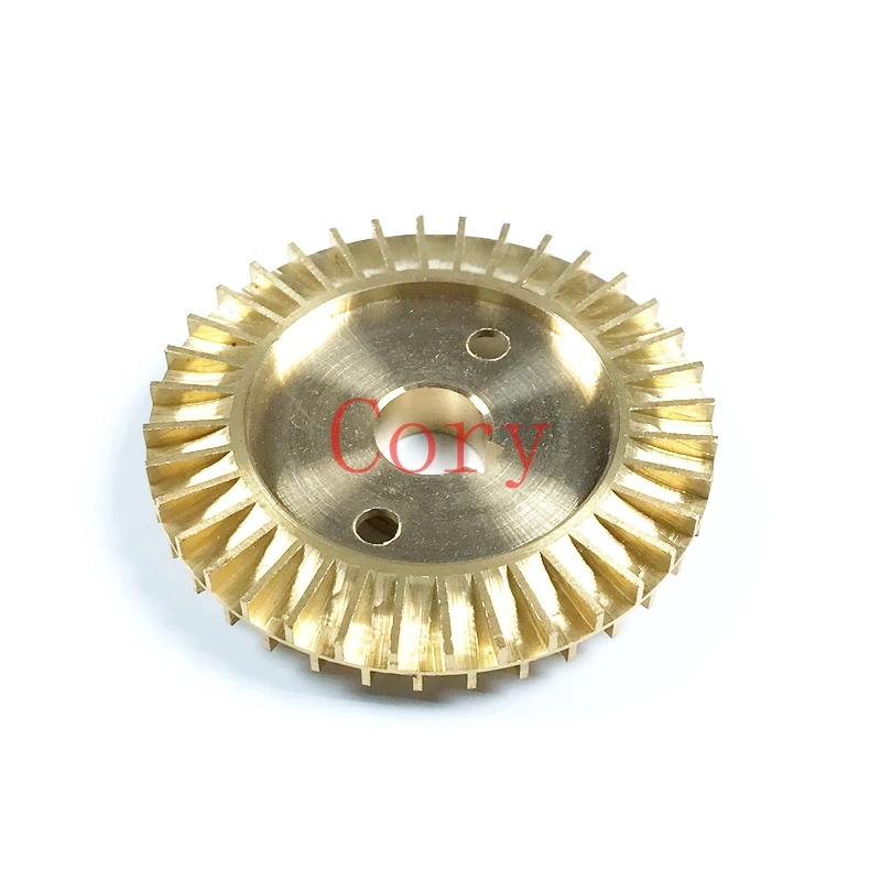 

1 шт. крыльчатка водяного насоса, двухсторонняя, 60 x 12 мм, латунные изогнутые лопасти вперед, 12 мм