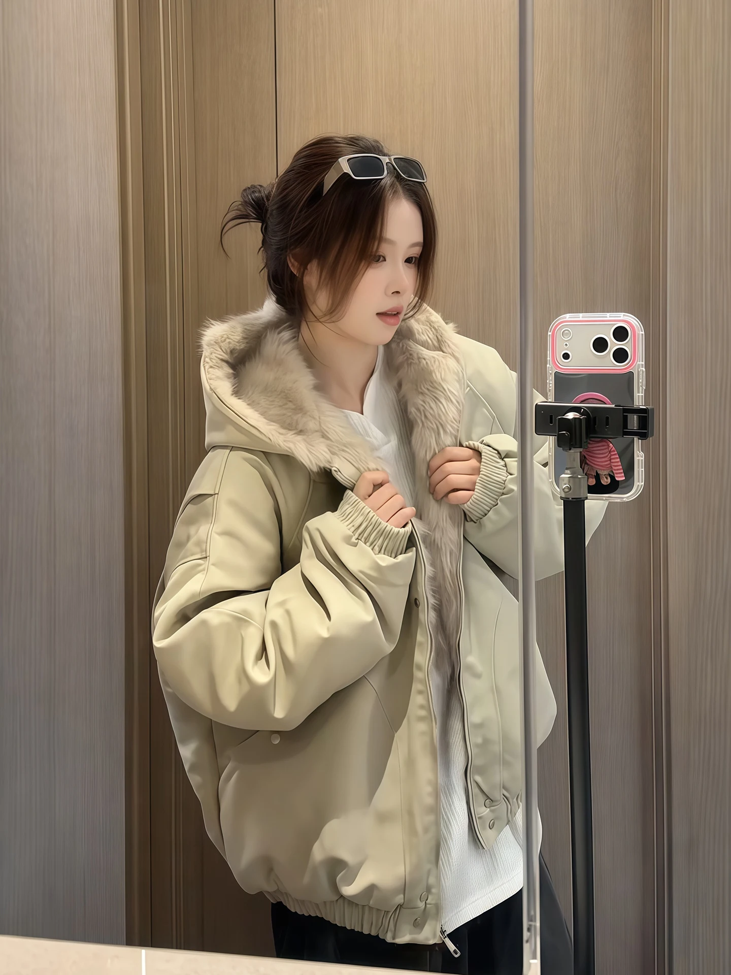 

Американская утепленная хлопковая куртка свободного кроя с меховым воротником для мужчин и женщин, зимняя, теплая, повседневная, на молнии