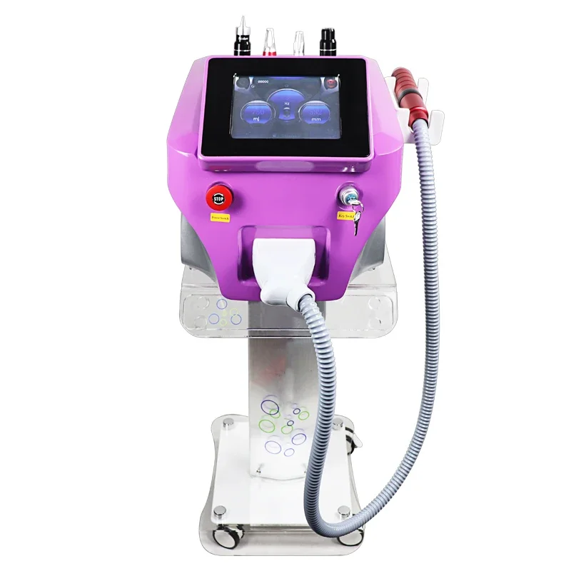 Skin Care Tattoo Removal Q Switch Picosecond  Machine 1064nm 532nm 755mm Pico  Ance Removal Skin Rejuvenation Salon Clinic Use