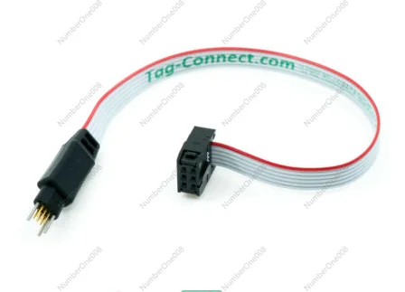 TC2030-IDC-NL 6-Pin Plug-of-Nails™ Spring-Pin Cable0